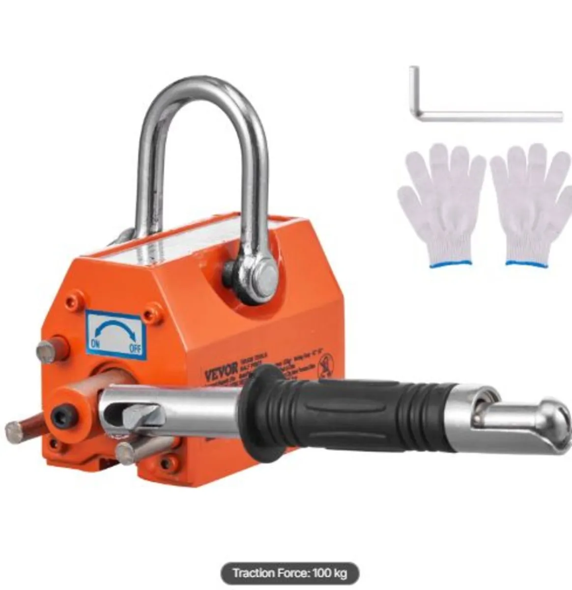 Magnetic Lifter, 220 lbs/100 kg Pulling Capacity, - Image 1