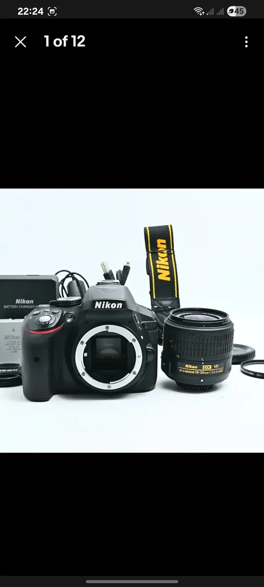 NIKON D5300 CAMERA +2LENSES - Image 1