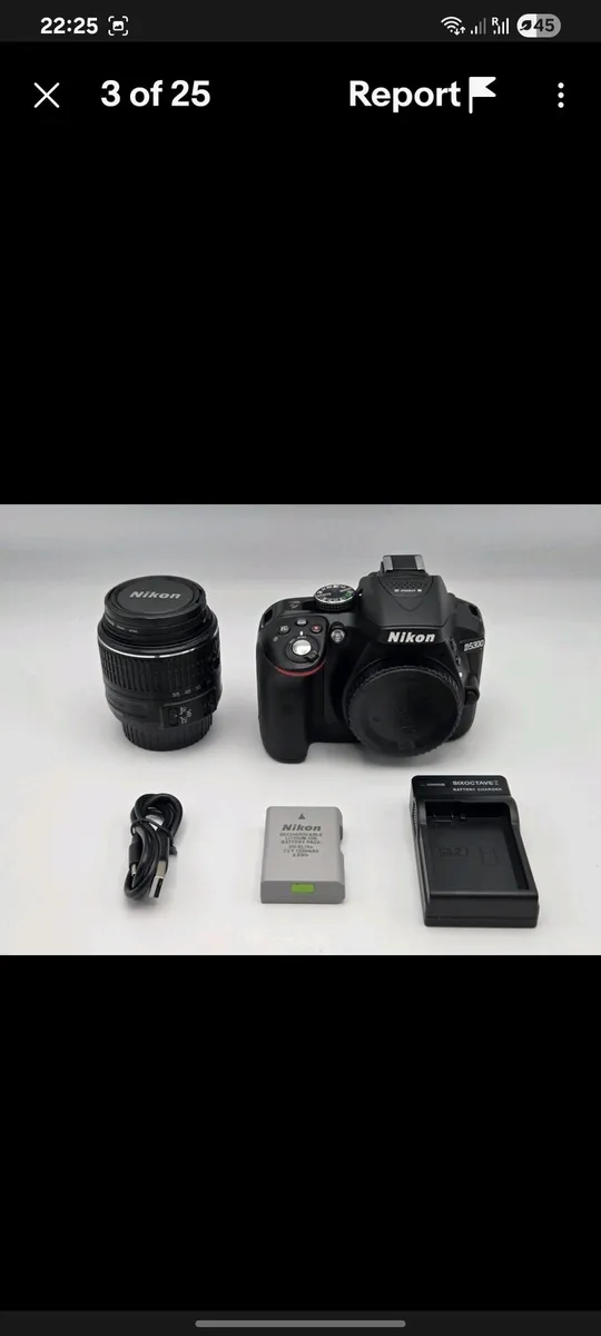 NIKON D5300 CAMERA +2LENSES - Image 3