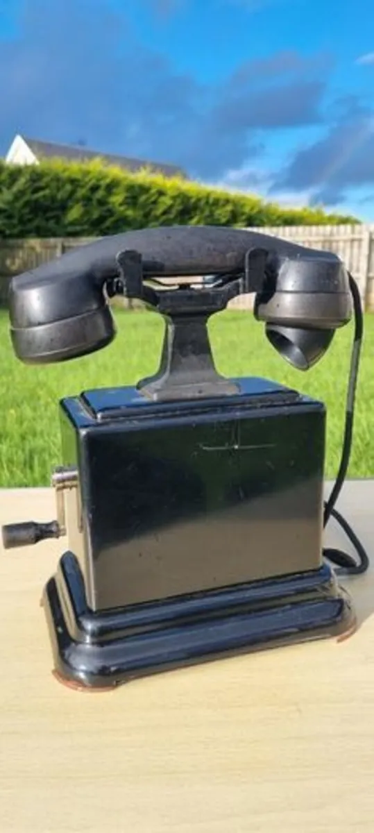 Vintage Swedish Crank Telephone - Ericson - Image 2