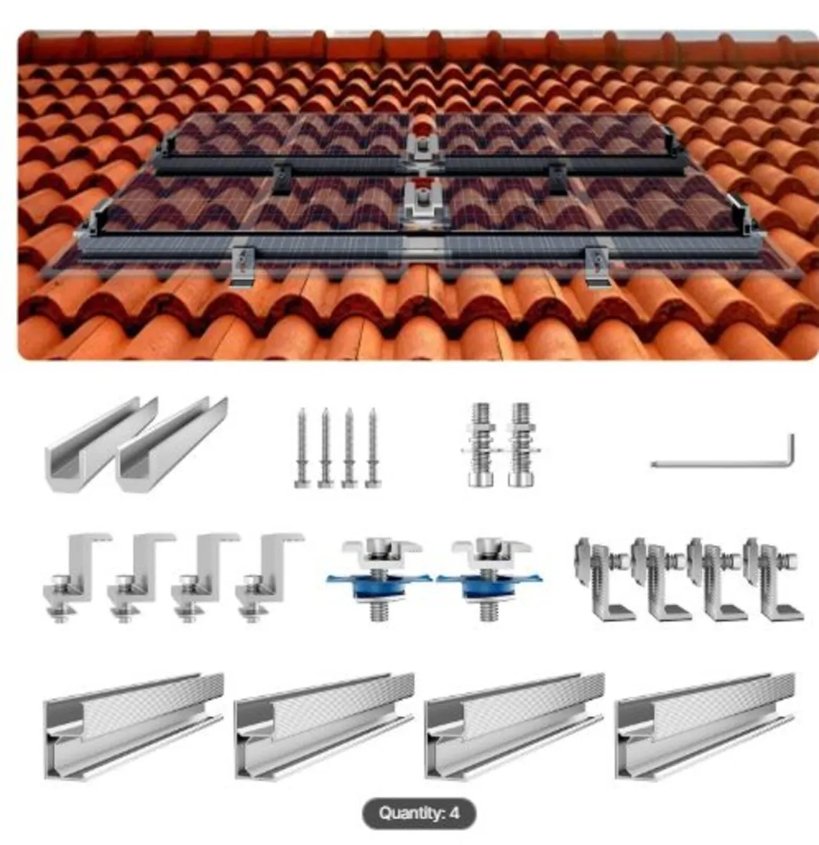 Solar Panel Mounting Brackets, Solar Panel Mount - Image 1
