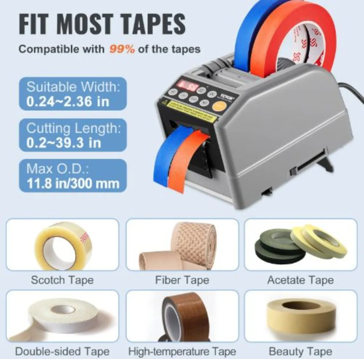 Zcut-9 Automatic Tape Dispenser Adhesive Electric - Image 2