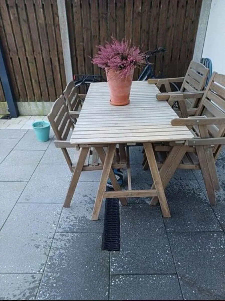 Garden dining set - Image 1