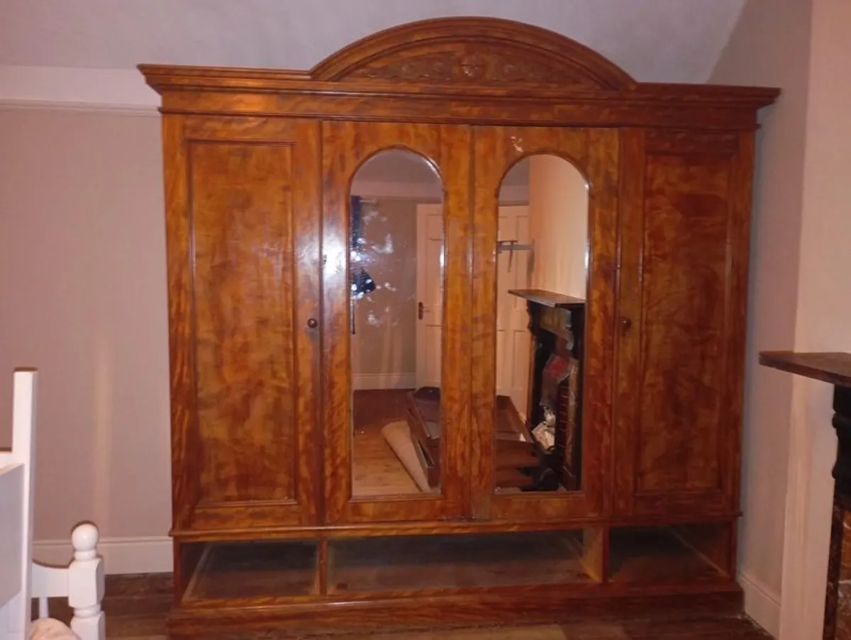 Antique Mahongy Wardrobe - Image 3