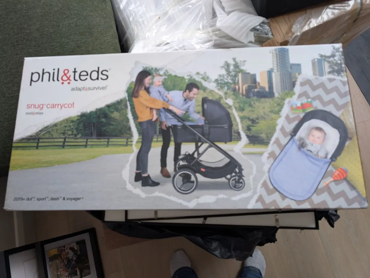 Phil & Teds Buggy + Double Kit + Carrycot B - Image 3