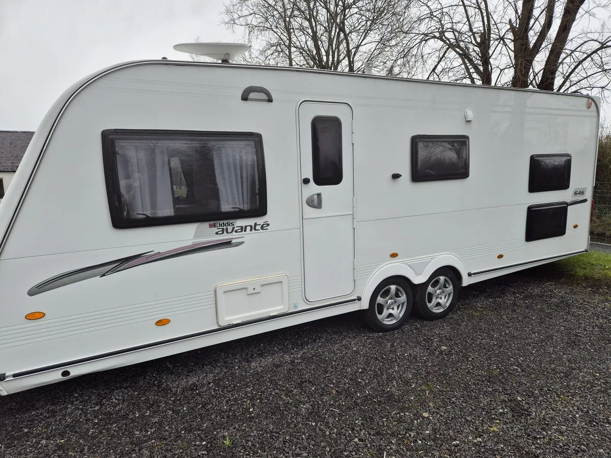 2011 elddis avante 7 berth caravan - Image 1