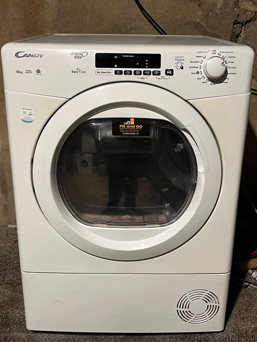 Candy Condenser Tumble Dryer – 10kg (Large Drum) - Image 1