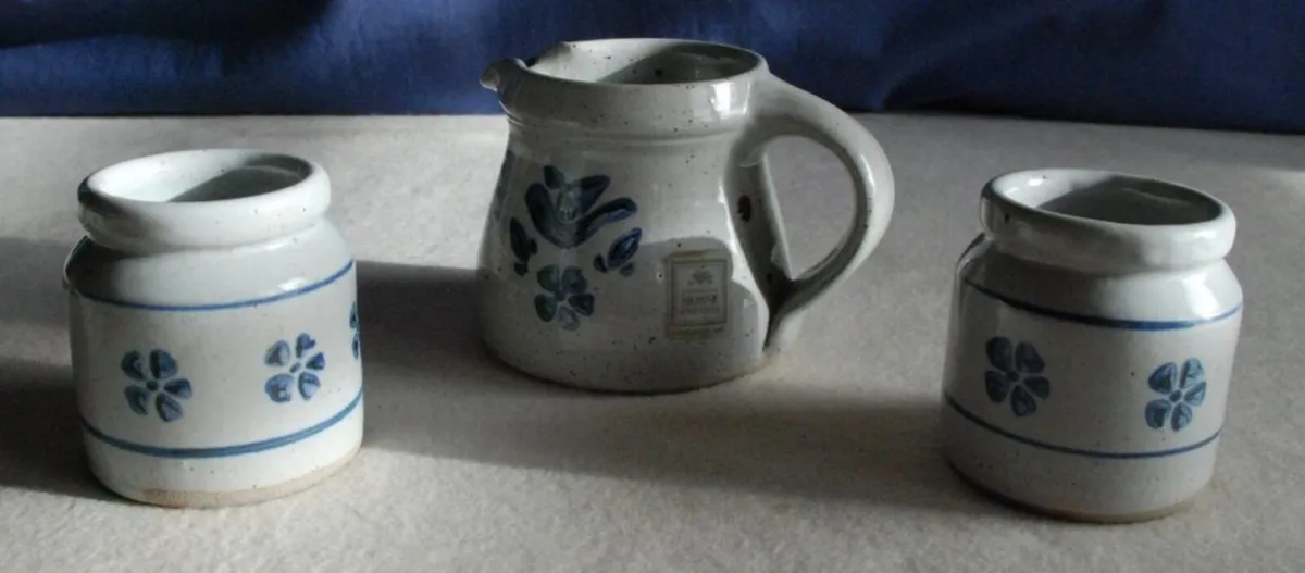 Nicolas Mosse Vintage Milk jug + 2 containers - Image 1