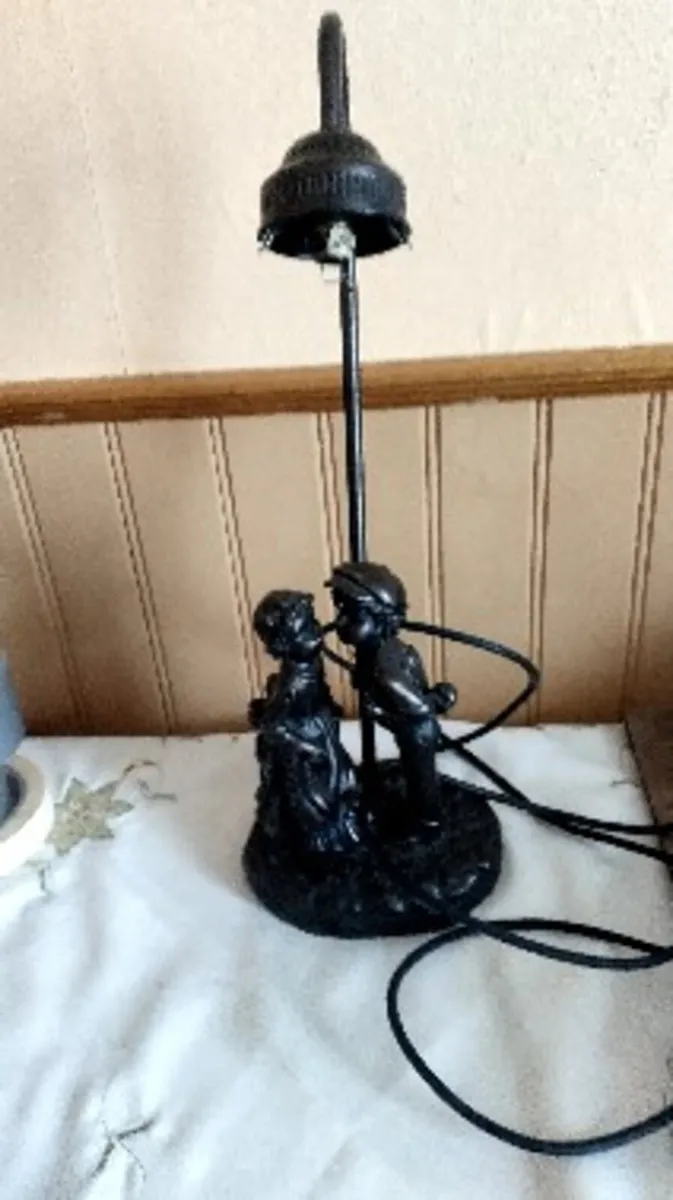 1980's figural bedside lamp