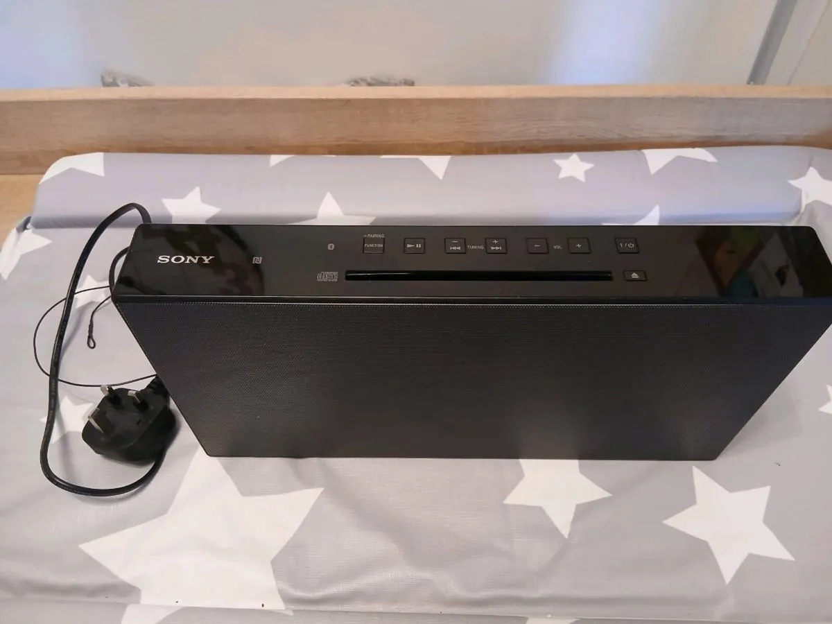 Sony CMT-X3CD Bluetooth NFC FM Radio Compact Black - Image 1