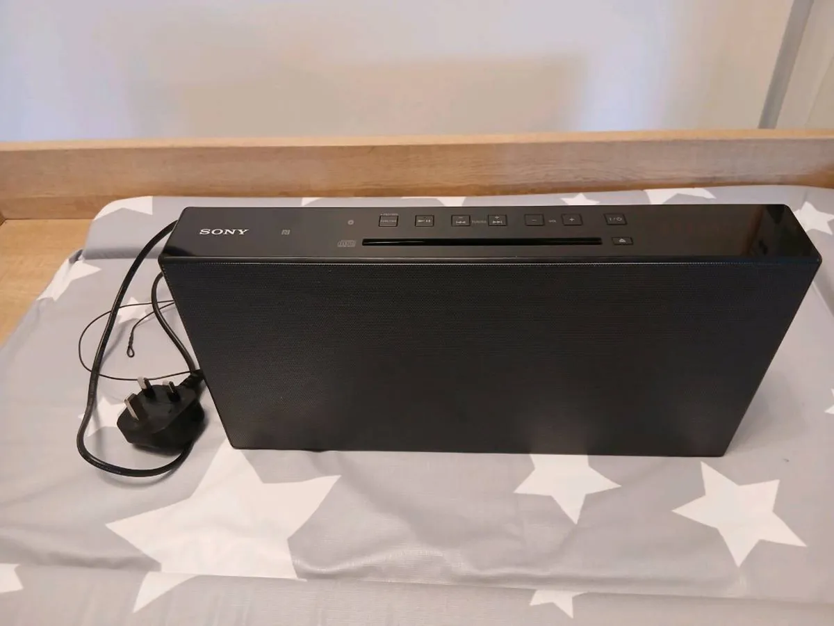 Sony CMT-X3CD Bluetooth NFC FM Radio Compact Black - Image 2