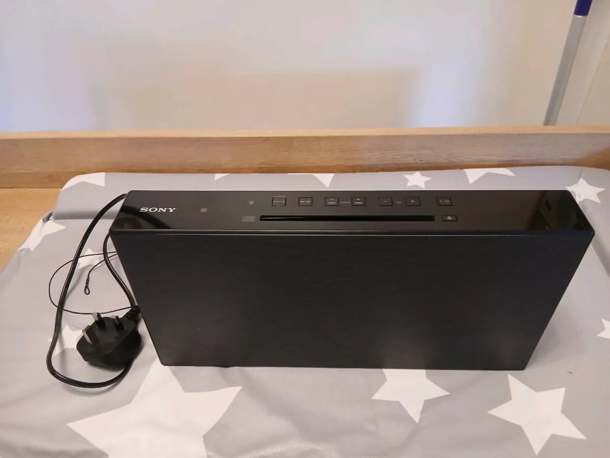 Sony CMT-X3CD Bluetooth NFC FM Radio Compact Black - Image 3