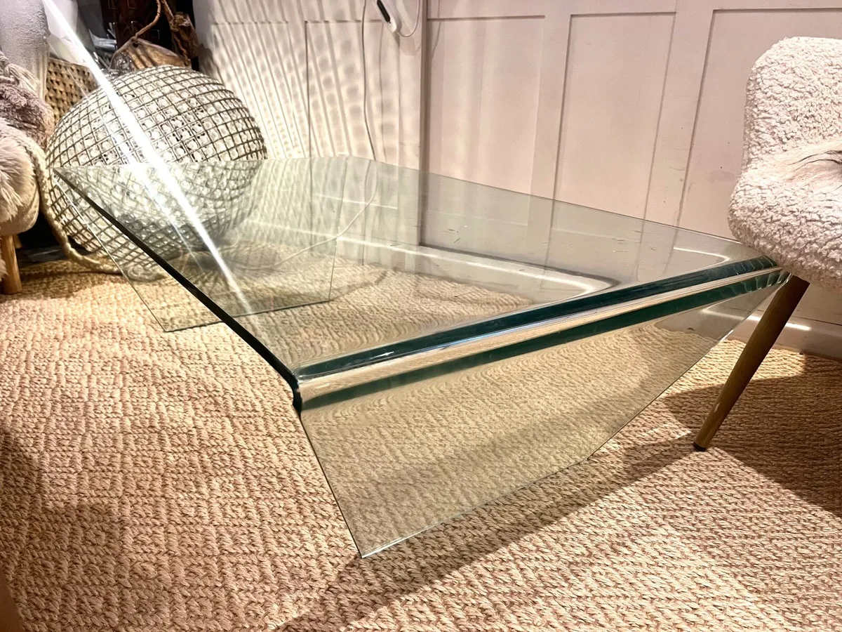 Glass coffee table - Image 2