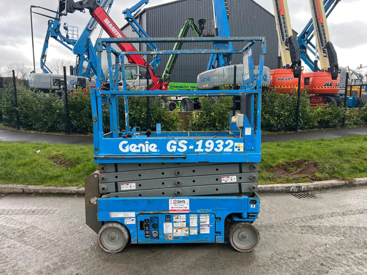 Genie GS1932 Scissor Lift New Batteries - Image 1