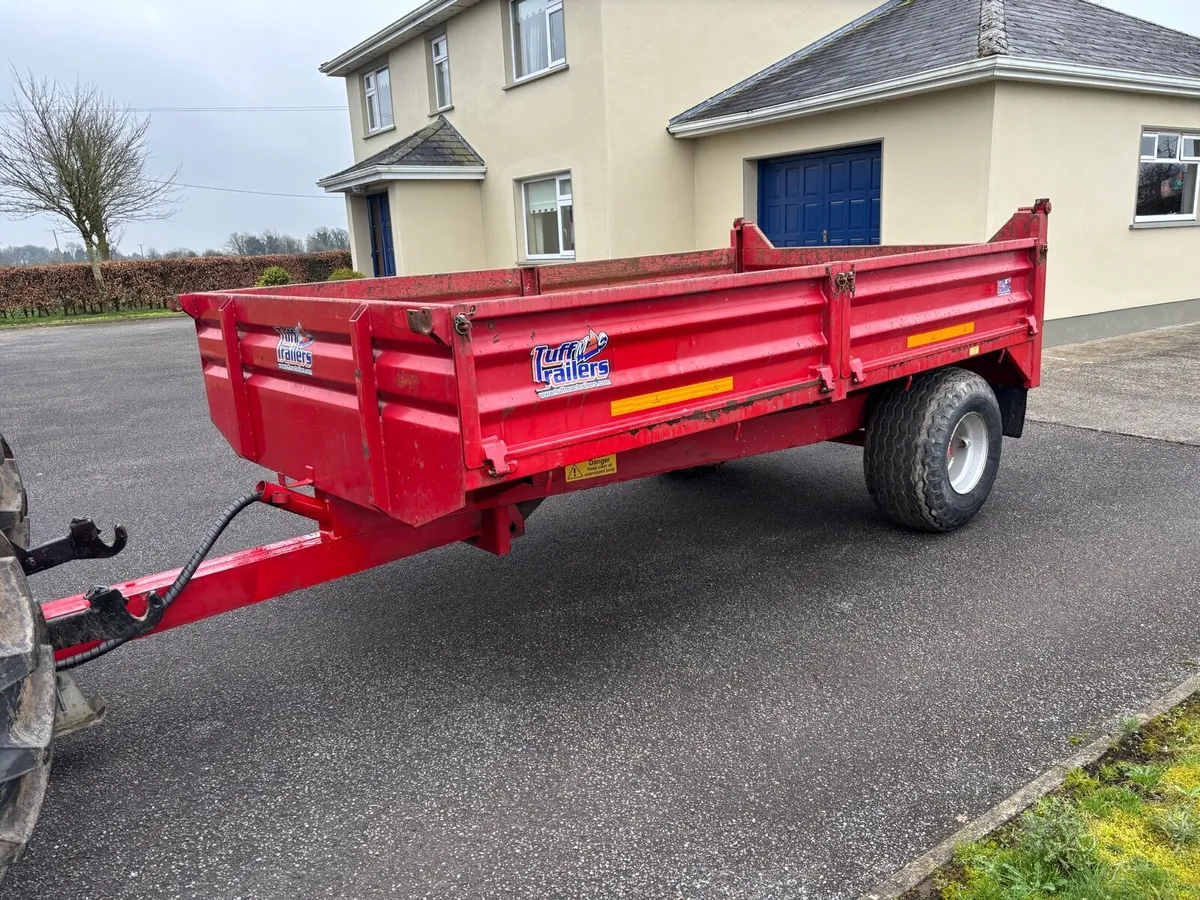 2019 Tuff Mac steel tipping trailer 12 x 7 - Image 1