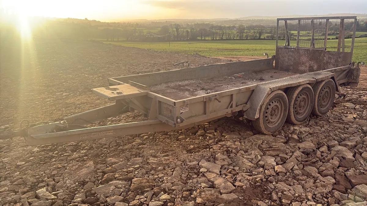 Ifor Williams plant trailor - Image 4