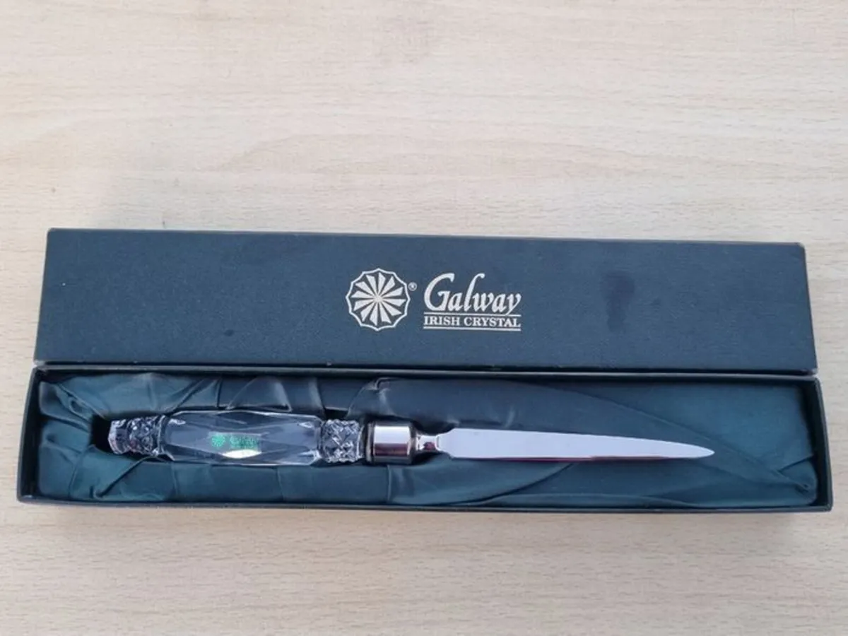 Galway Crystal Letter Opener - Image 1