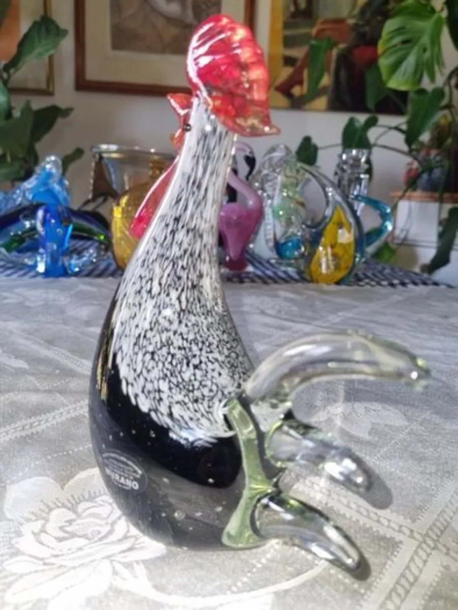 Murano Glass Rooster - Image 1