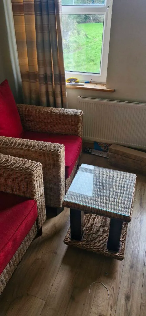 Wicker chair set - Image 2