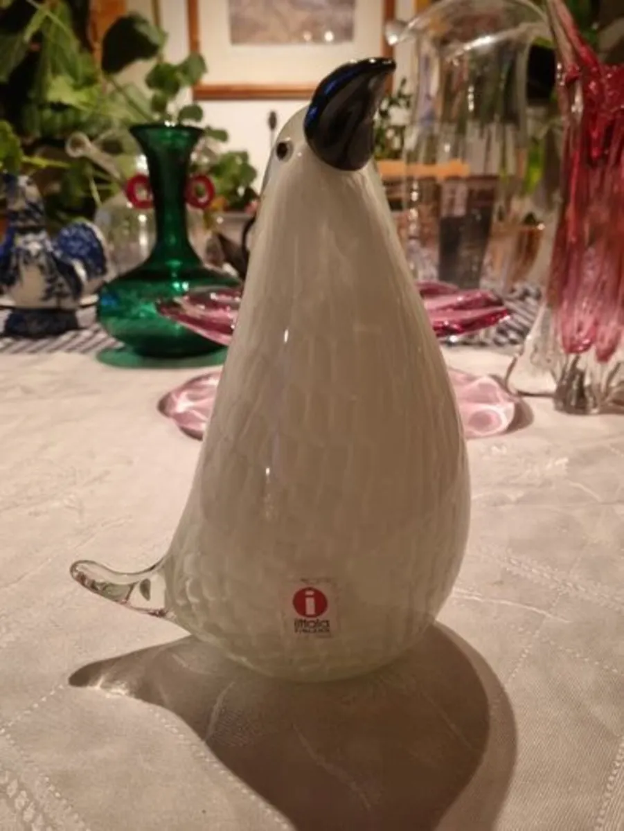 Iittala Finland Glass Penguin - Image 1