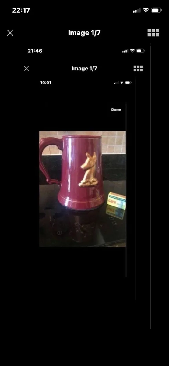 Rare 3 1/2 pint Whitbread Tankard - Image 1