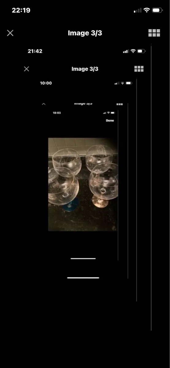 Large Gin Glasses (4) - Image 3