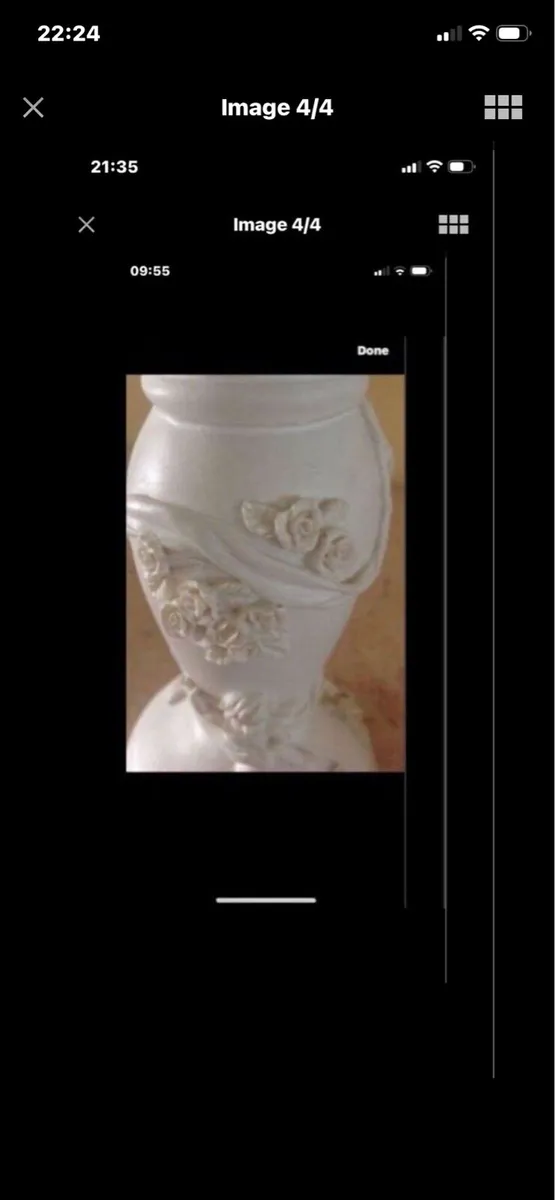 Cherub & Roses Candlestick Set - Image 4