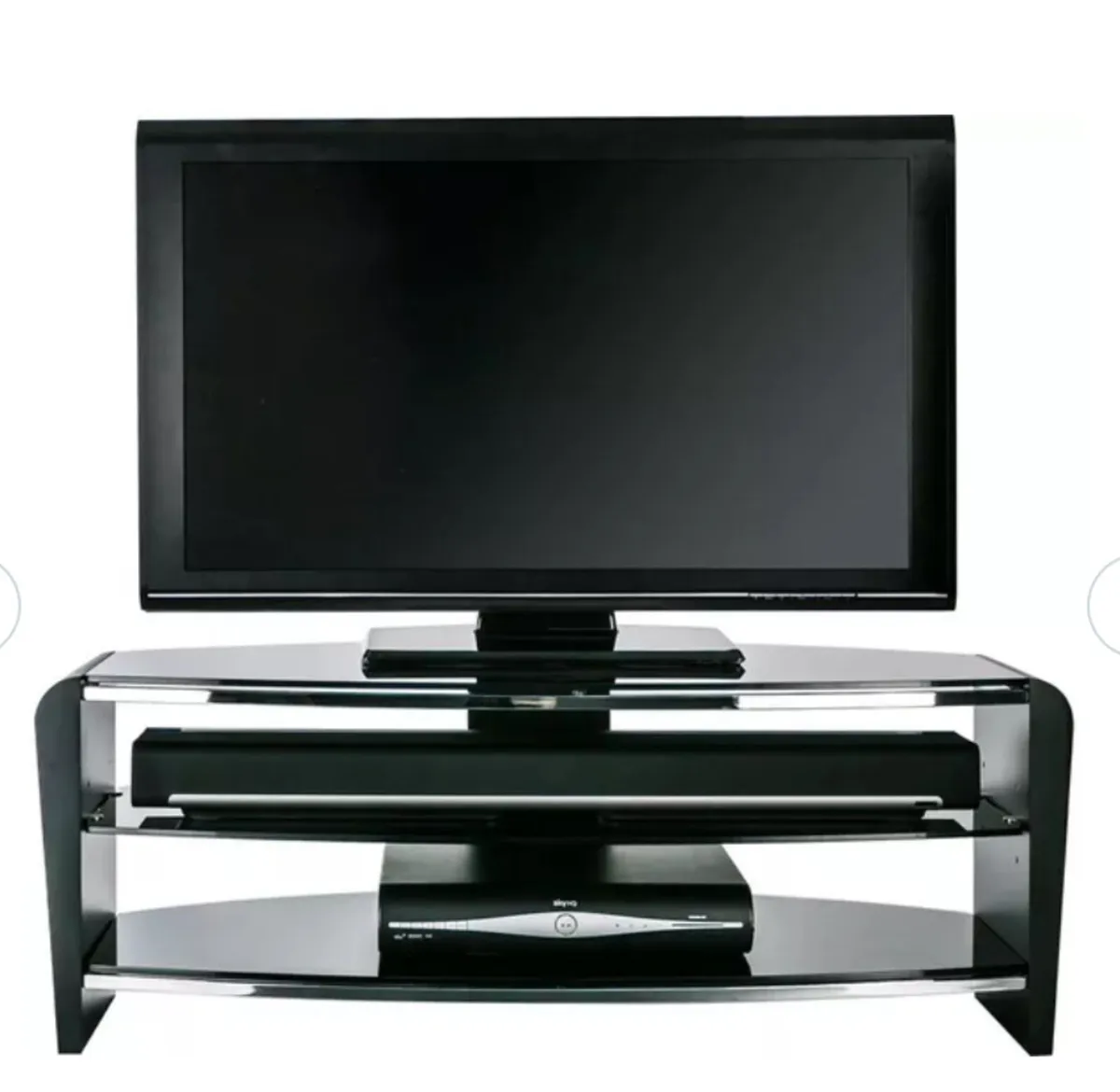 TV unit Alphason Francium 1100 - Black - Image 1