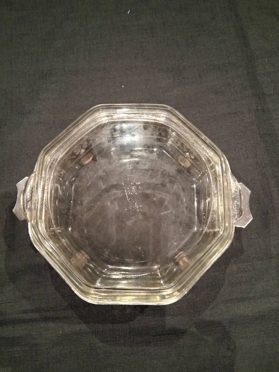 Vintage Pyrex Dish With Silver Plated Base - Image 2