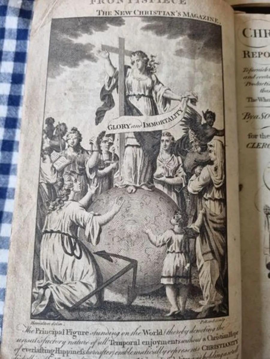 Two old books - Christian's Magazine 1782 - Image 4