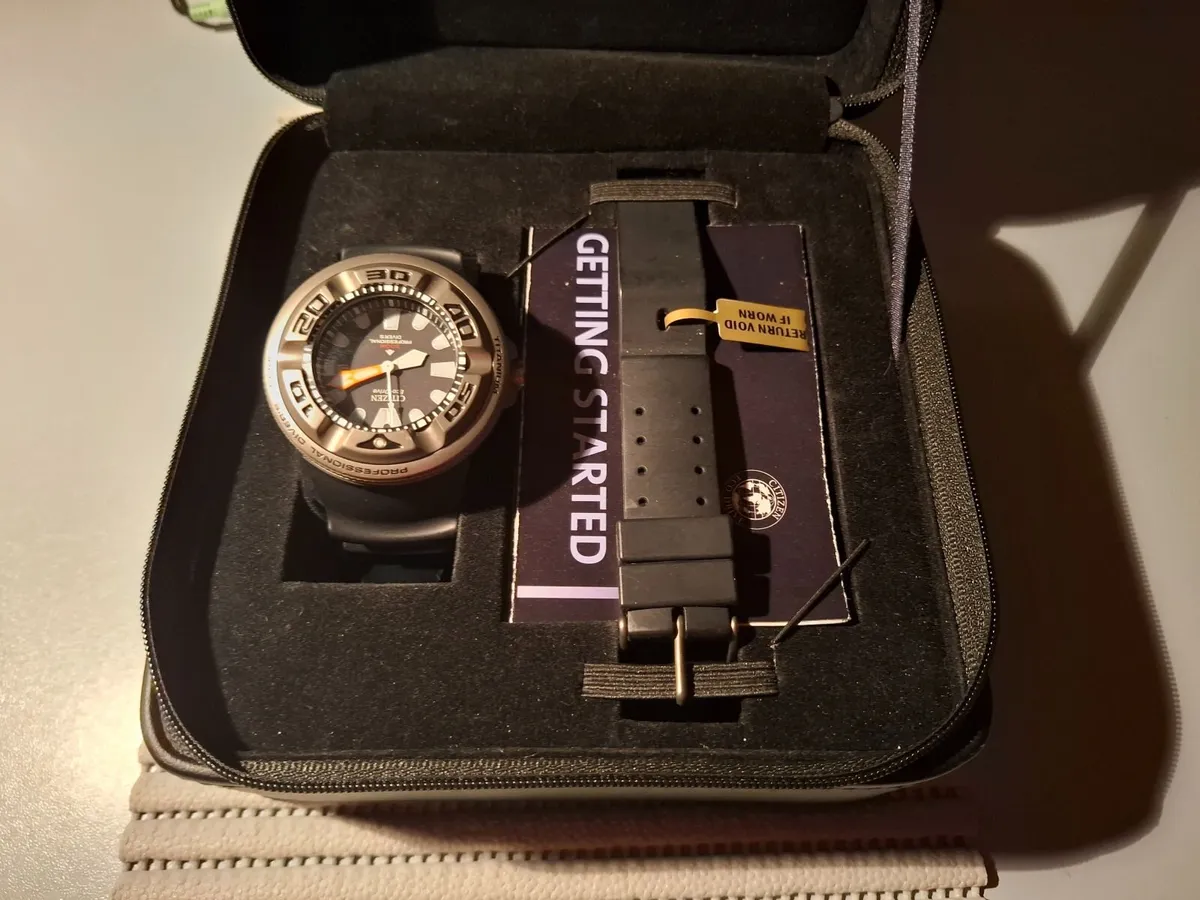 Citizen Bj8040-01e Titanium "ecozilla" Very Rare - Image 2