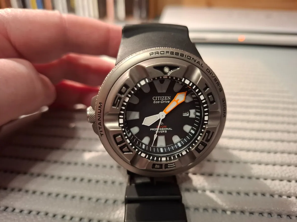 Citizen Bj8040-01e Titanium "ecozilla" Very Rare - Image 1