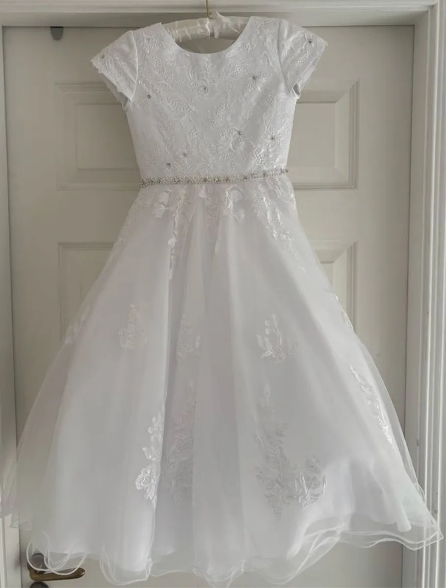 Sweetie Pie Communion Dress Size 7 TL - Image 2
