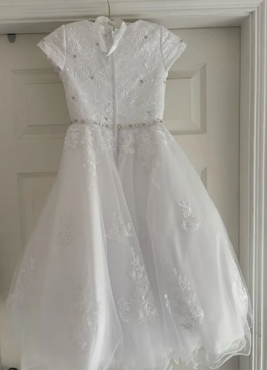 Sweetie Pie Communion Dress Size 7 TL - Image 4
