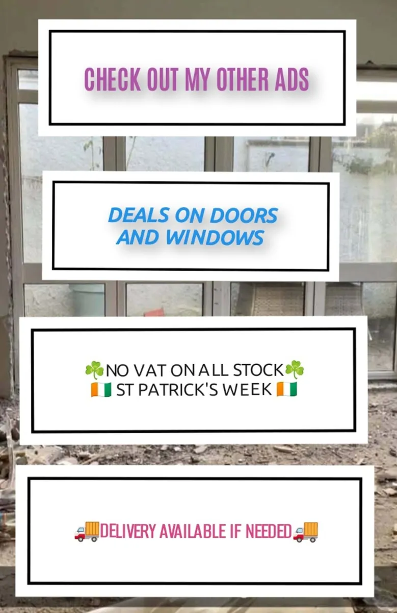 ☘️GREAT DEALS ON WINDOWS AND DOORS☘️
