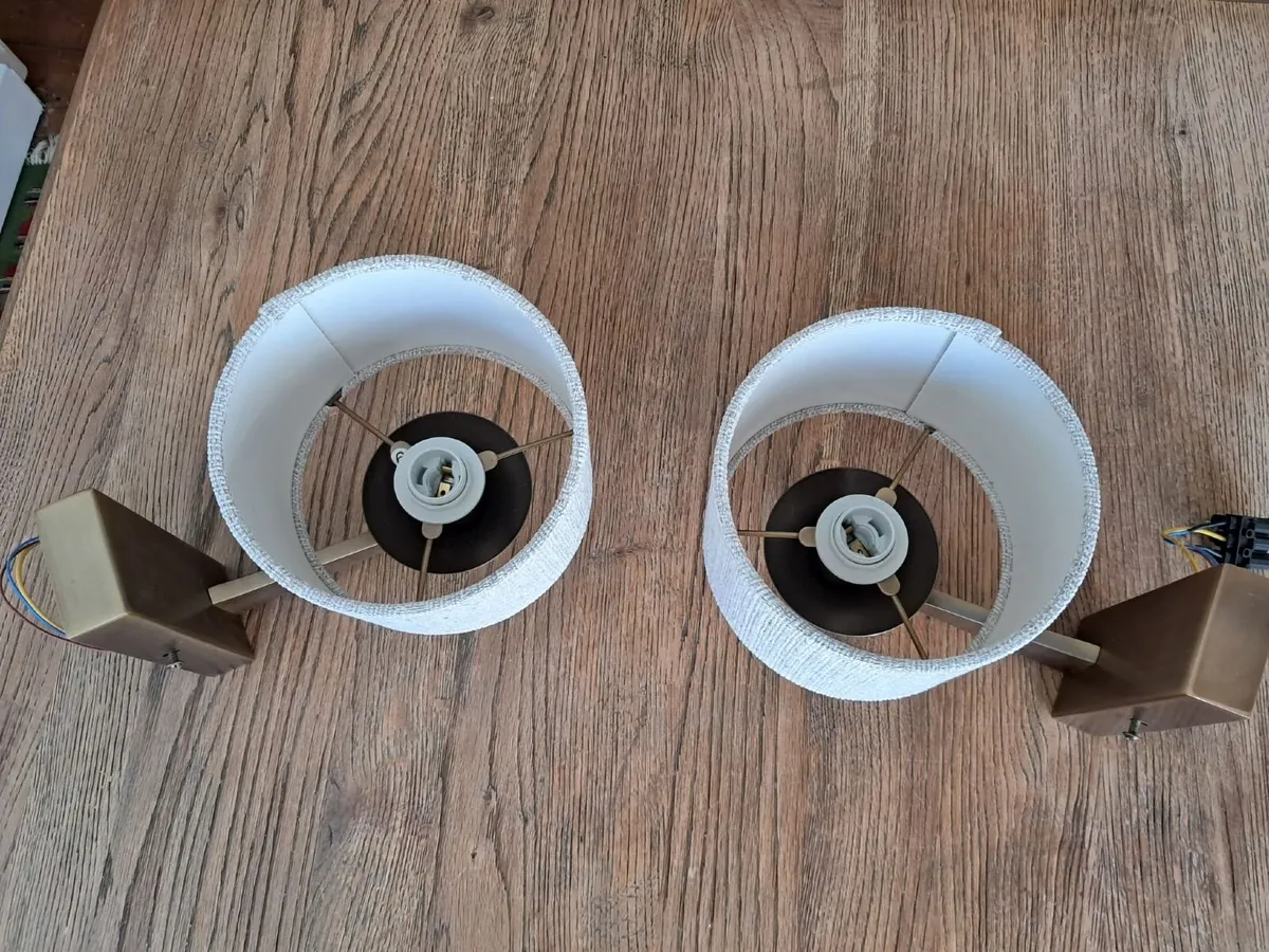 Pair of wall lamps, perfect condition - Image 4