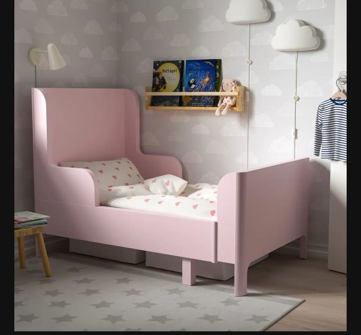 IKEA Busunge Extendable Bed and Husvika Mattress - Image 2