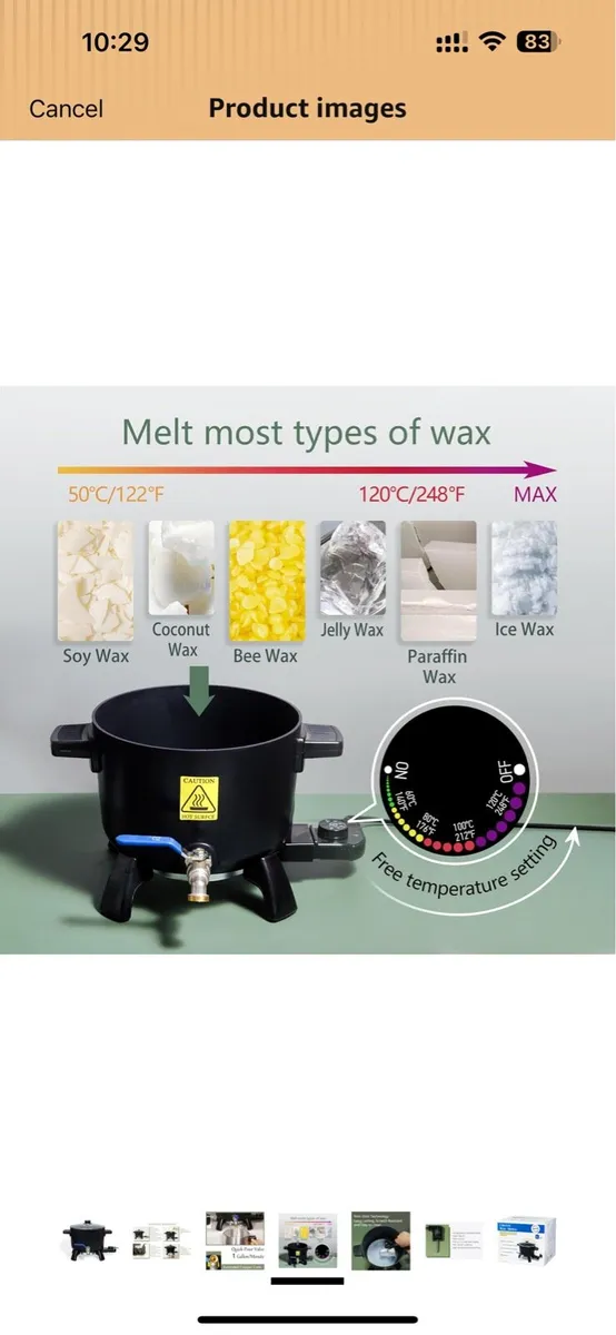 New Wax Melter Julwhisper 6L Brand new - Image 4