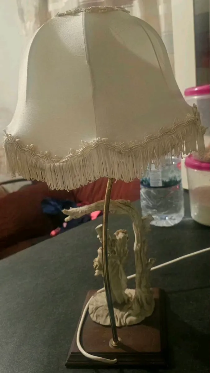 Beautiful lamp with shade for sale - Image 3