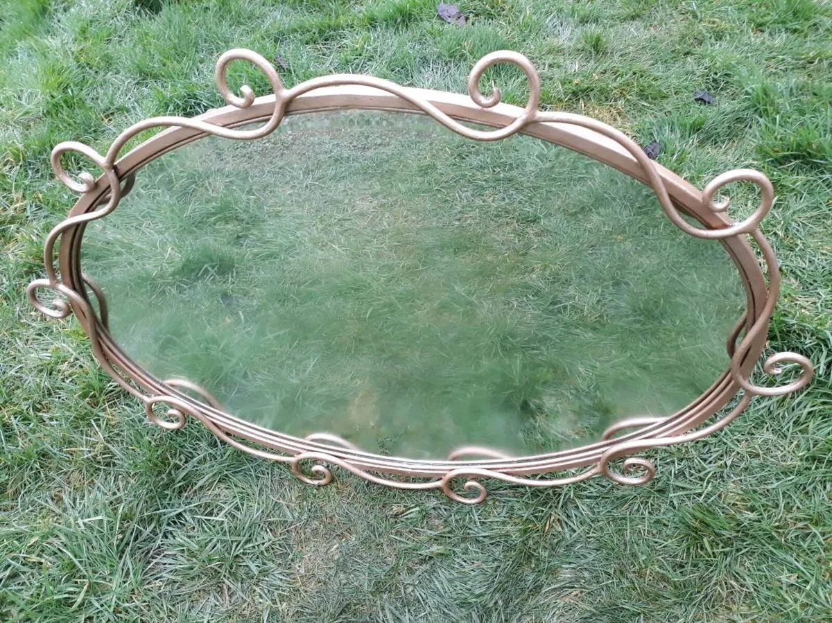 Gold Decorative Mirror - Image 1
