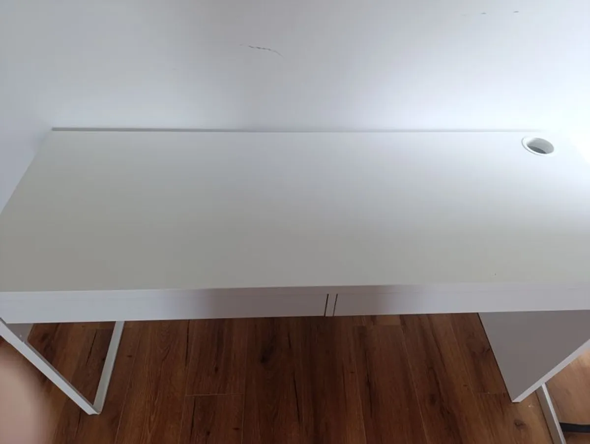 IKEA MICKE white desk - Image 2