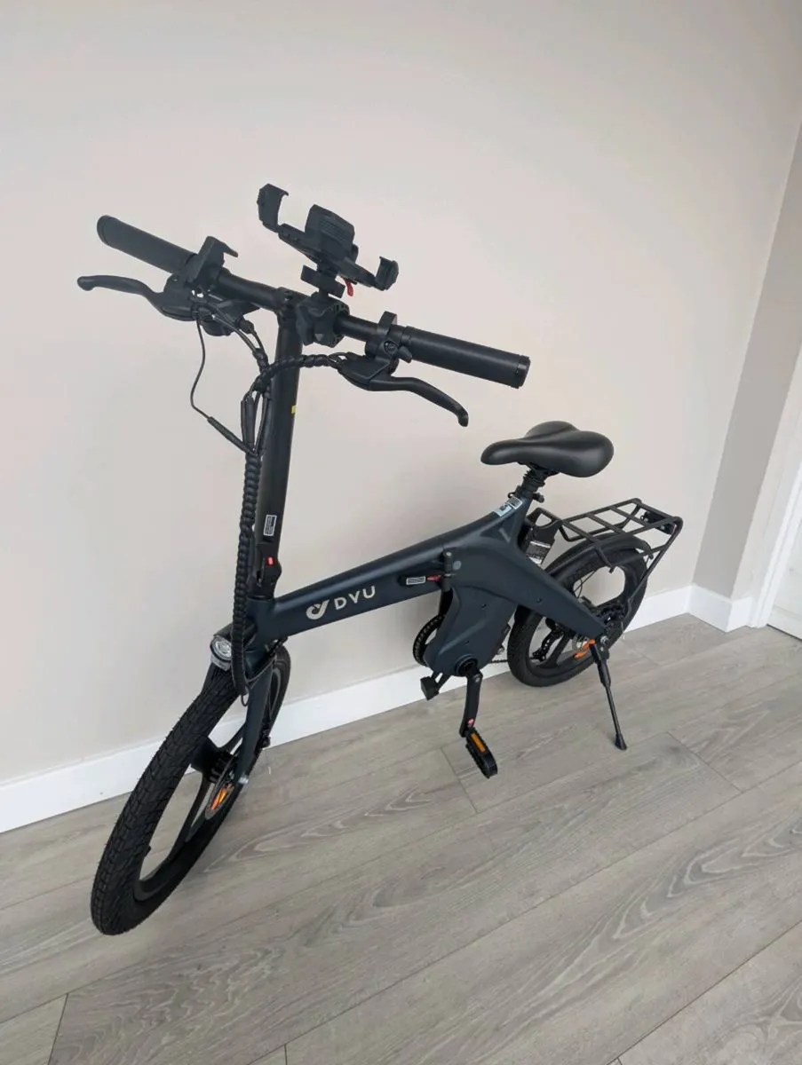 DYU T1 Folding Electric Bike – Never Used - Image 1