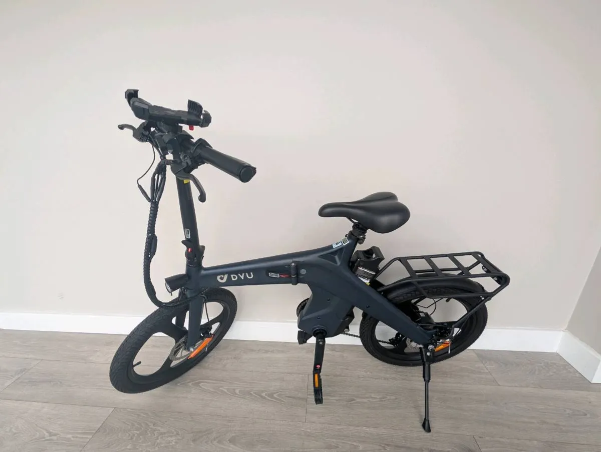 DYU T1 Folding Electric Bike – Never Used - Image 2