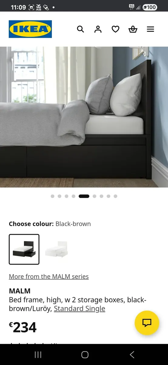 Ikea Malm storage bed - Image 2