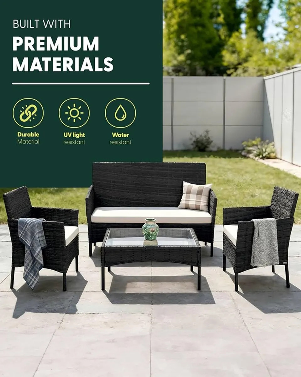 Rattan garden furniture for sale/ Garden table set - Image 2