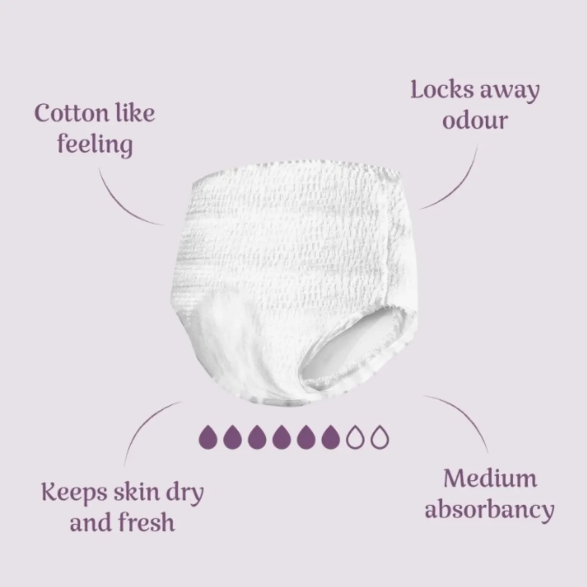 Amazon Basic Care Lady Pants Plus - Size Large - Image 2