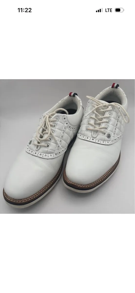 G/Fore G4 Quilted Saddle Gallivanter Golf Shoes - Image 2