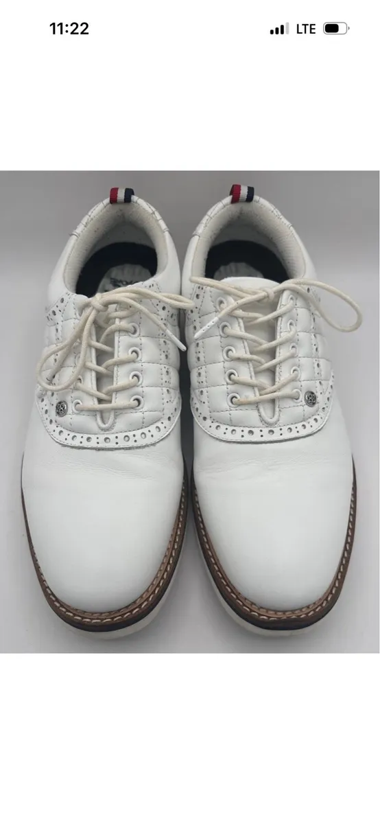 G/Fore G4 Quilted Saddle Gallivanter Golf Shoes - Image 3