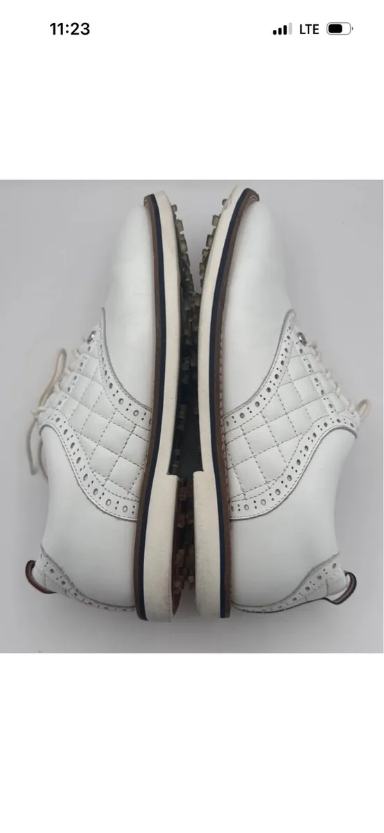 G/Fore G4 Quilted Saddle Gallivanter Golf Shoes - Image 4