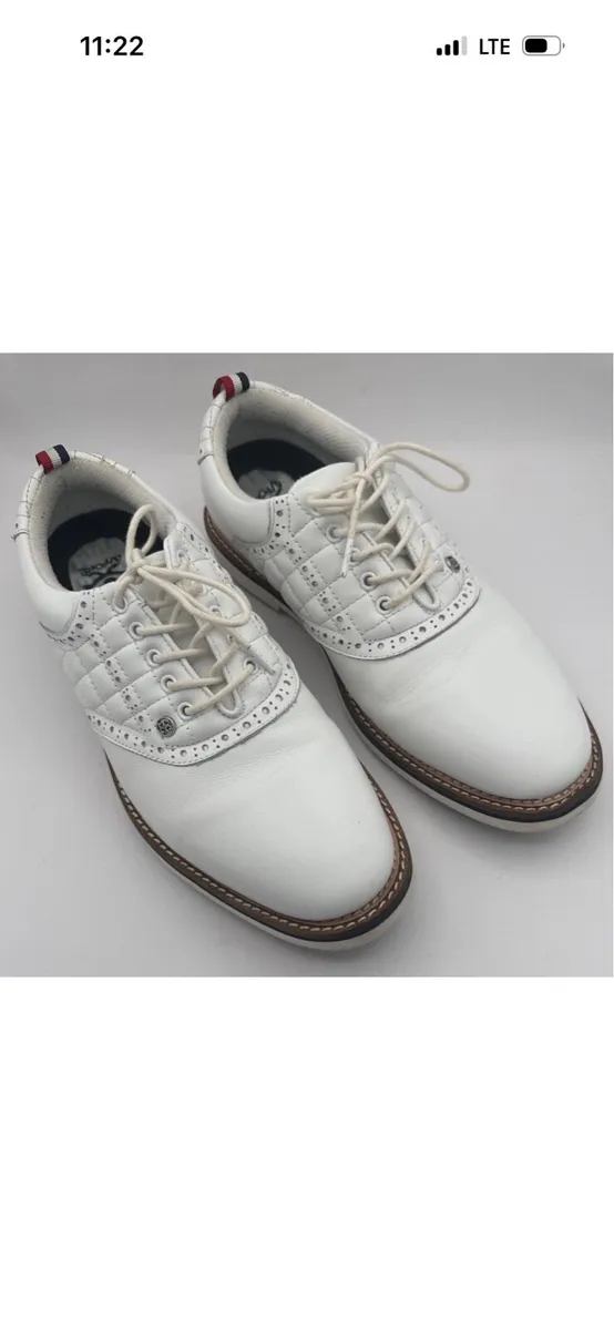 G/Fore G4 Quilted Saddle Gallivanter Golf Shoes - Image 1